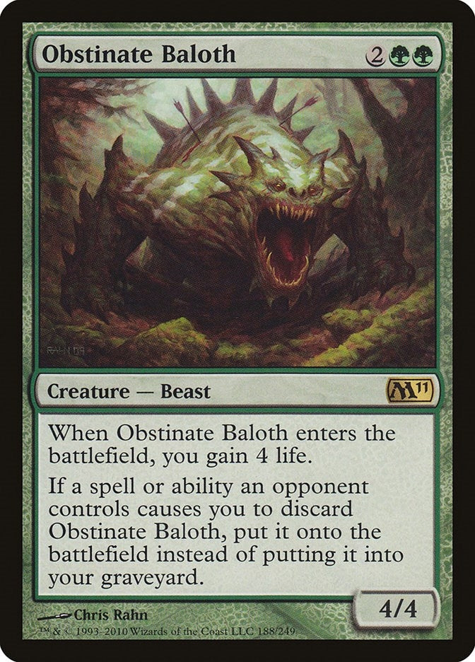 Image for Obstinate Baloth (188) (M11) - Magic: The Gathering