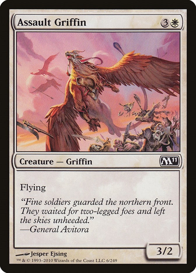 Image for Assault Griffin (6) (M11) - Magic: The Gathering