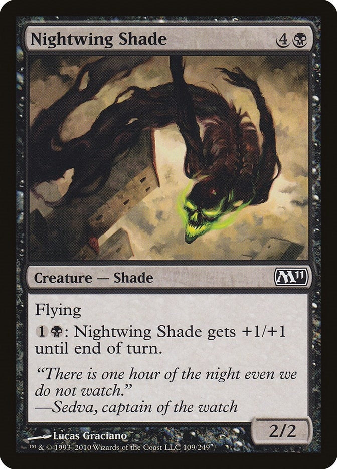 Image for Nightwing Shade (109) (M11) - Magic: The Gathering