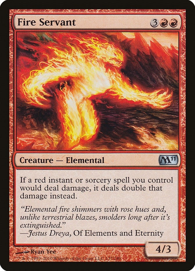 Image for Fire Servant (137) (M11) - Magic: The Gathering