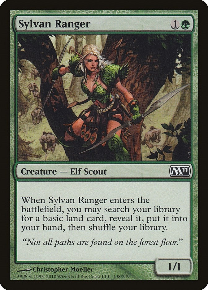 Image for Sylvan Ranger (198) (M11) - Magic: The Gathering