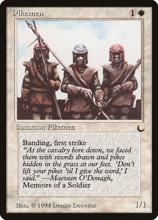 Image for Pikemen (DRK) - Magic: The Gathering