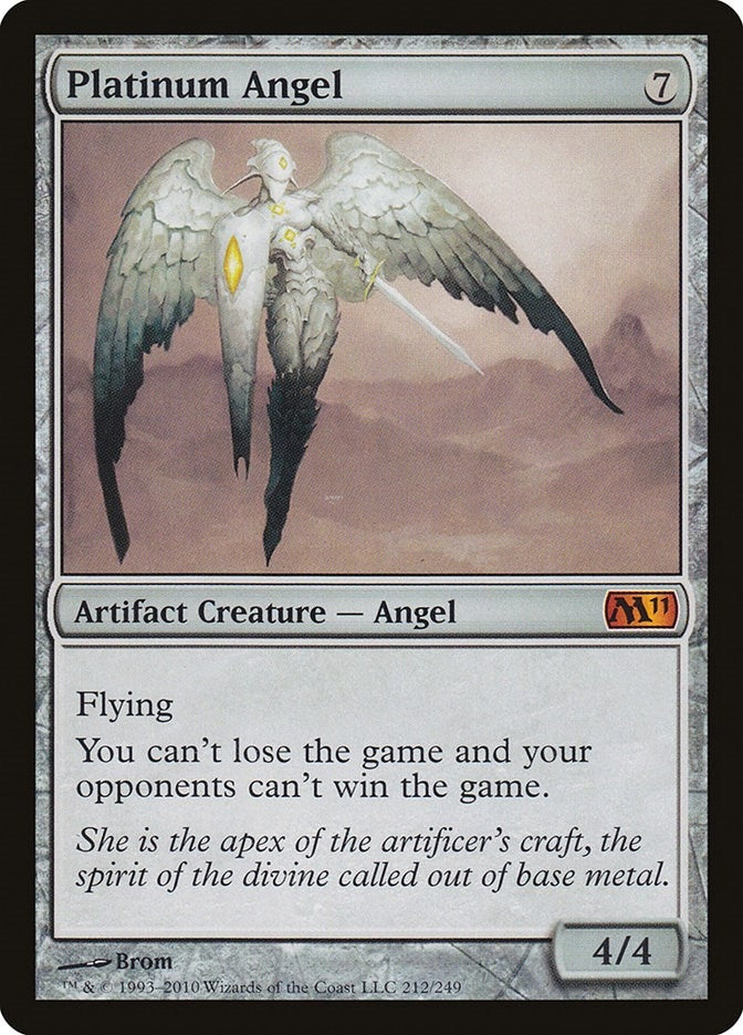Image for Platinum Angel (212) (M11) - Magic: The Gathering