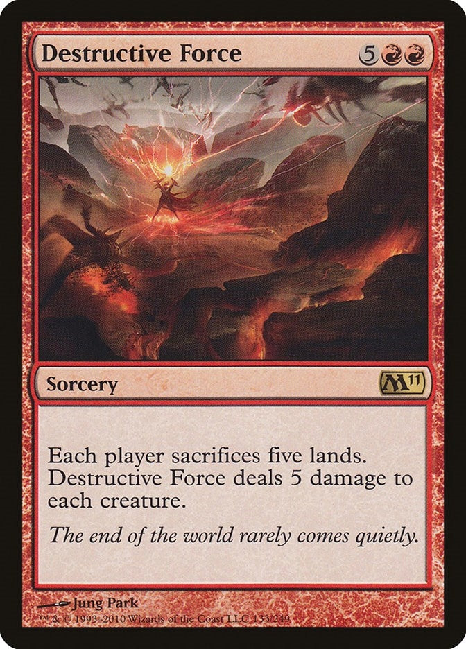 Image for Destructive Force (133) (M11) - Magic: The Gathering