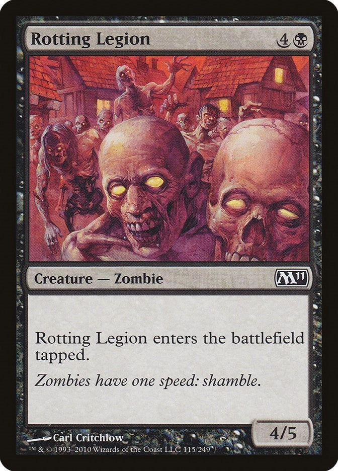 Image for Rotting Legion (115) (M11) - Magic: The Gathering