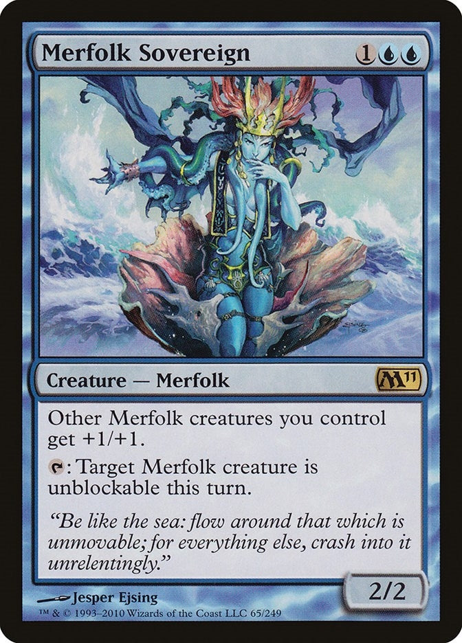 Image for Merfolk Sovereign (65) (M11) - Magic: The Gathering