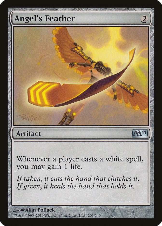 Image for Angel's Feather (201) (M11) - Magic: The Gathering