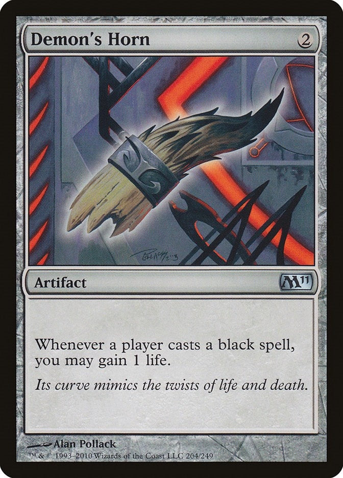 Image for Demon's Horn (204) (M11) - Magic: The Gathering