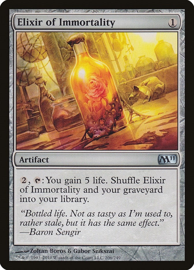 Image for Elixir of Immortality (206) (M11) - Magic: The Gathering