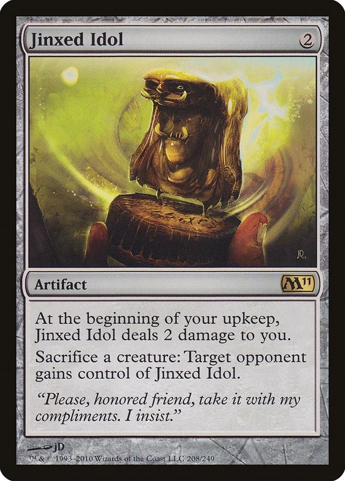 Image for Jinxed Idol (208) (M11) - Magic: The Gathering