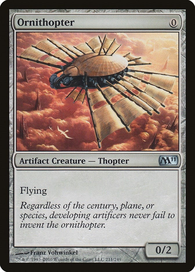 Image for Ornithopter (211) (M11) - Magic: The Gathering