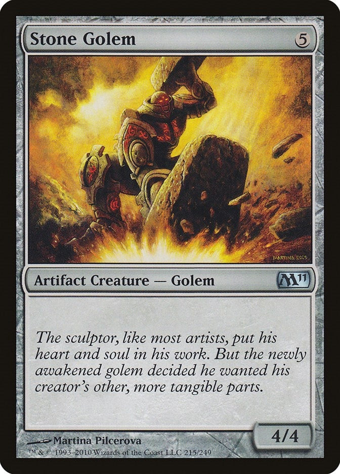 Image for Stone Golem (215) (M11) - Magic: The Gathering