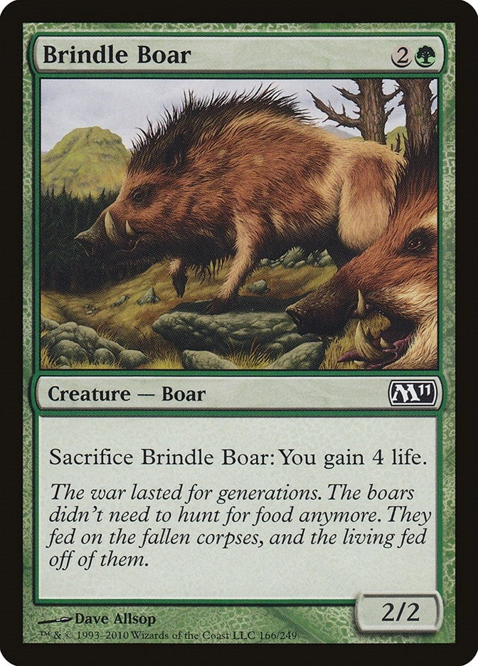Image for Brindle Boar (166) (M11) - Magic: The Gathering