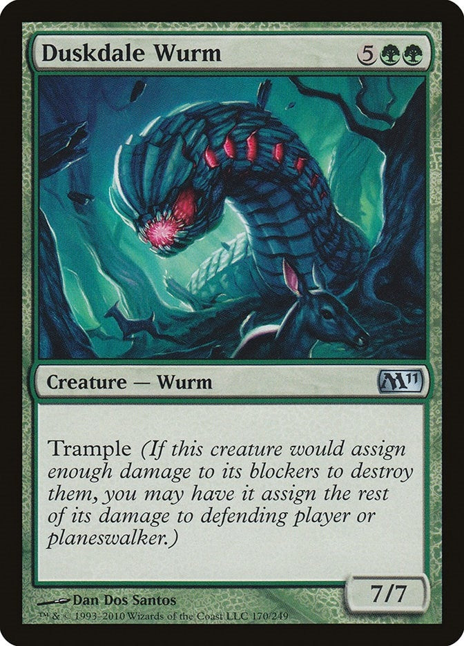 Image for Duskdale Wurm (170) (M11) - Magic: The Gathering