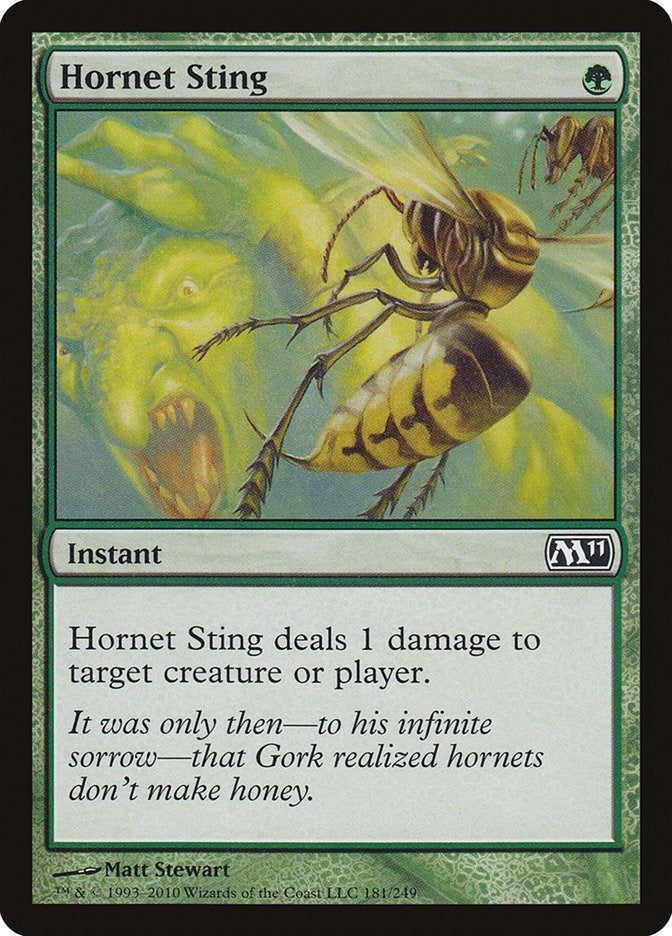 Image for Hornet Sting (181) (M11) - Magic: The Gathering