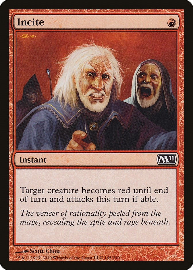 Image for Incite (145) (M11) - Magic: The Gathering