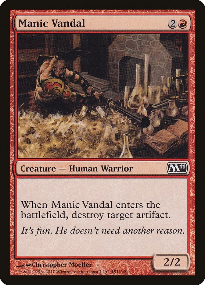 Image for Manic Vandal (151) (M11) - Magic: The Gathering