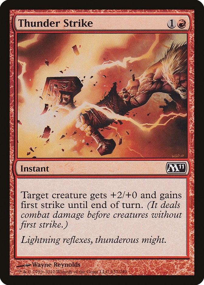 Image for Thunder Strike (157) (M11) - Magic: The Gathering