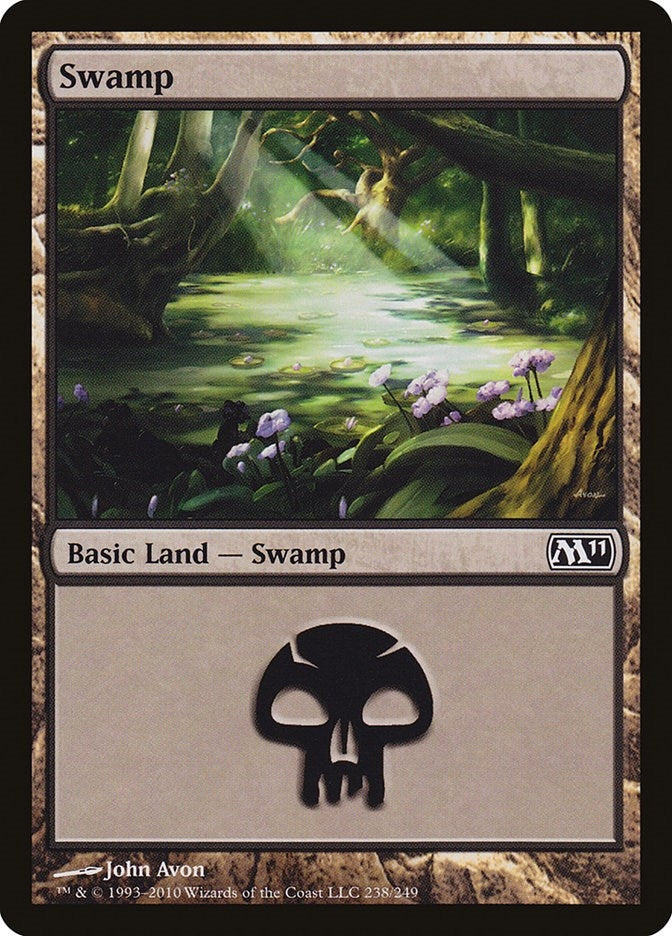 Image for Swamp (238) (238) (M11) - Magic: The Gathering