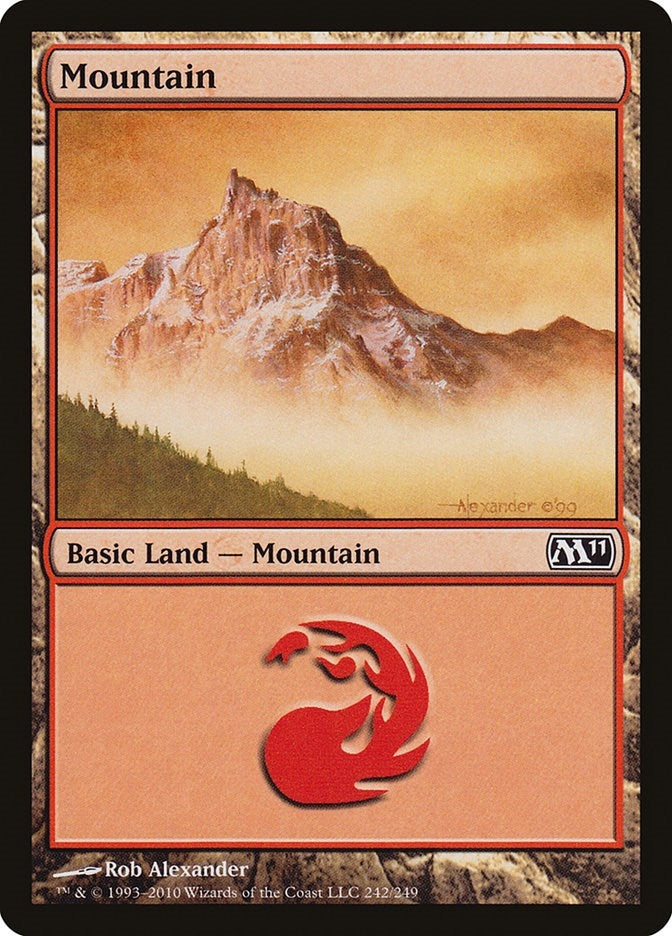 Image for Mountain (242) (242) (M11) - Magic: The Gathering
