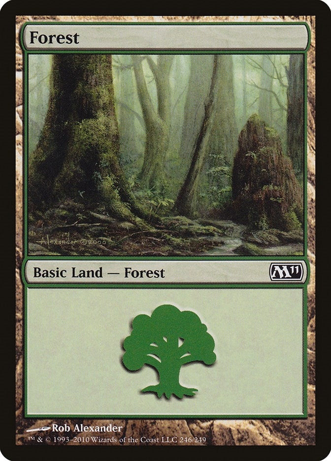 Image for Forest (246) (246) (M11) - Magic: The Gathering