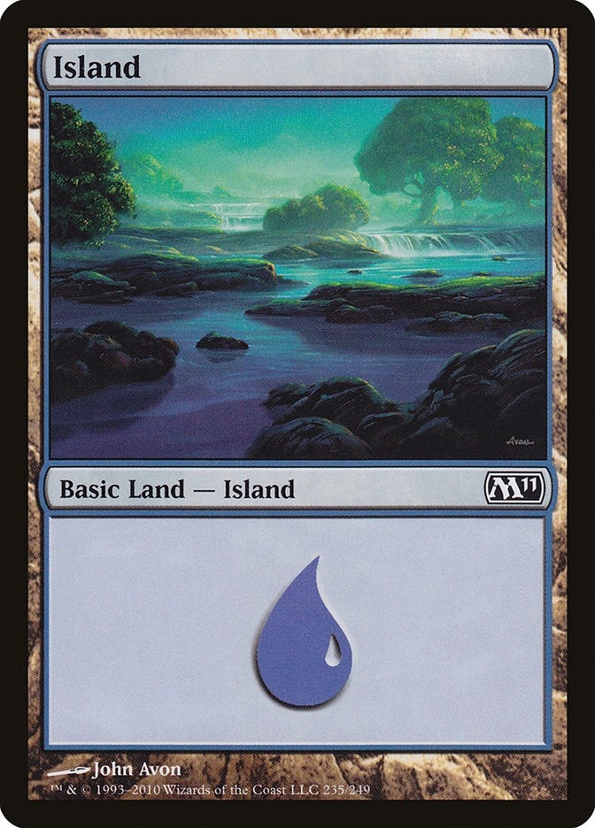 Image for Island (235) (235) (M11) - Magic: The Gathering