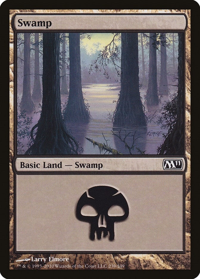 Image for Swamp (239) (239) (M11) - Magic: The Gathering