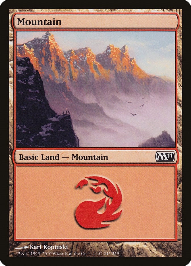 Image for Mountain (245) (245) (M11) - Magic: The Gathering