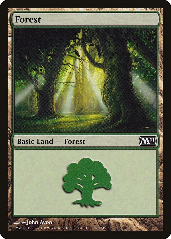 Image for Forest (247) (247) (M11) - Magic: The Gathering