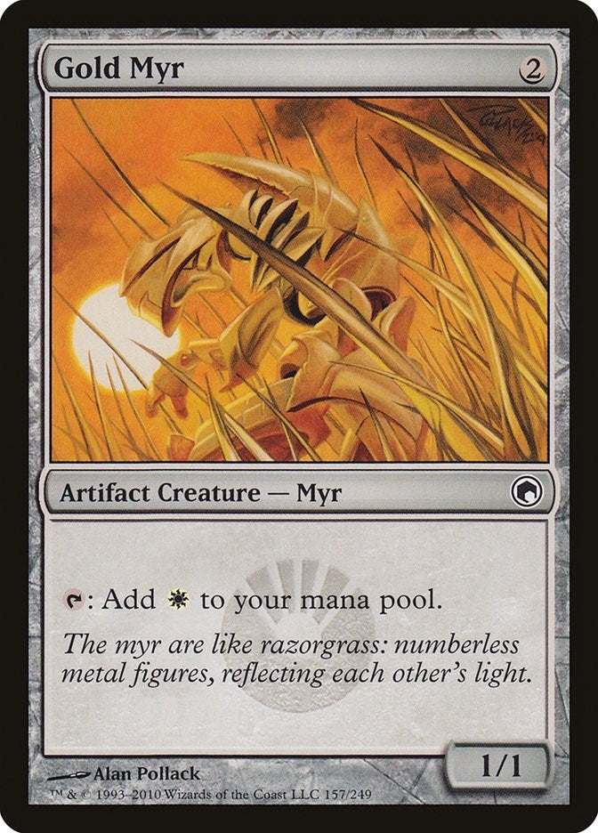 Image for Gold Myr (157) (SOM) - Magic: The Gathering