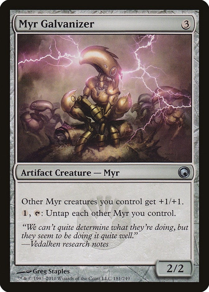 Image for Myr Galvanizer (181) (SOM) - Magic: The Gathering