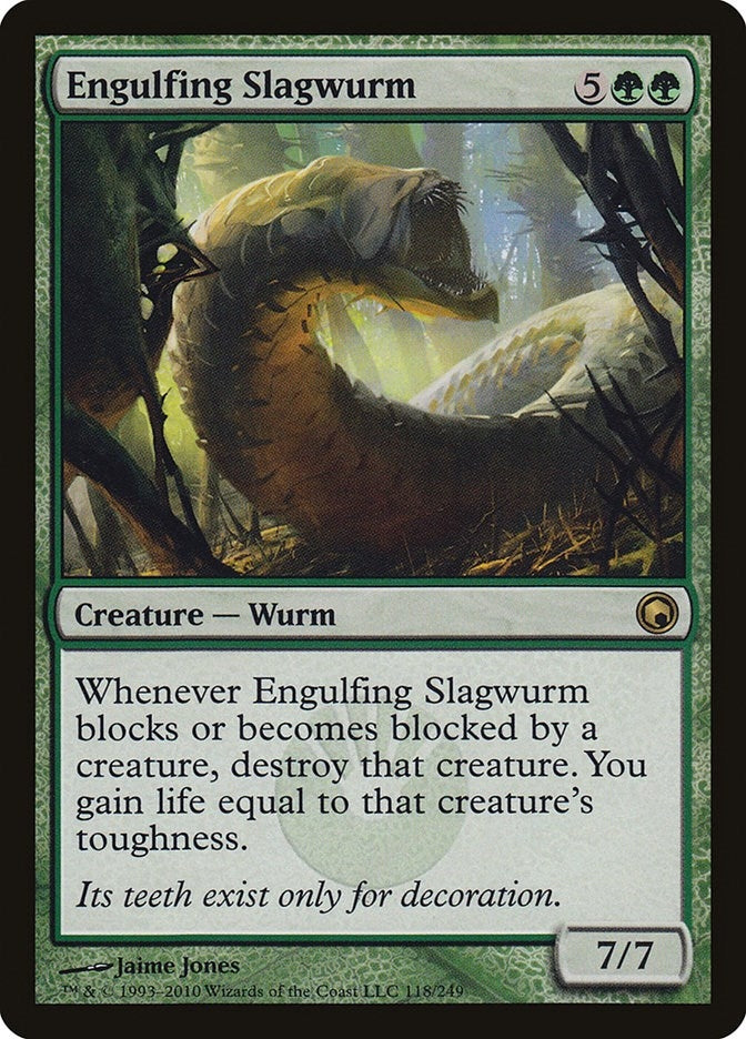 Image for Engulfing Slagwurm (118) (SOM) - Magic: The Gathering