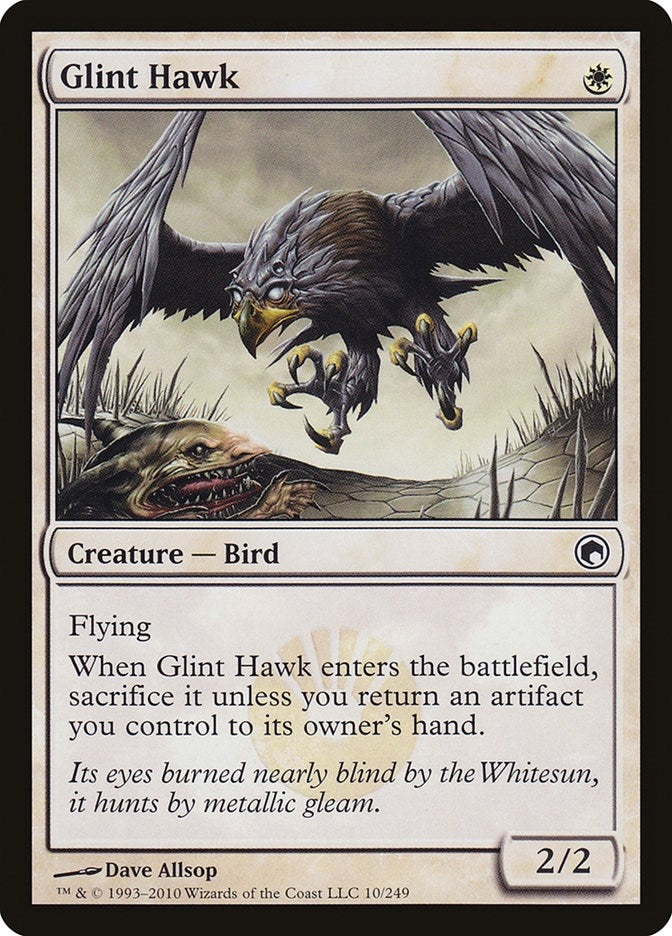 Image for Glint Hawk (10) (SOM) - Magic: The Gathering