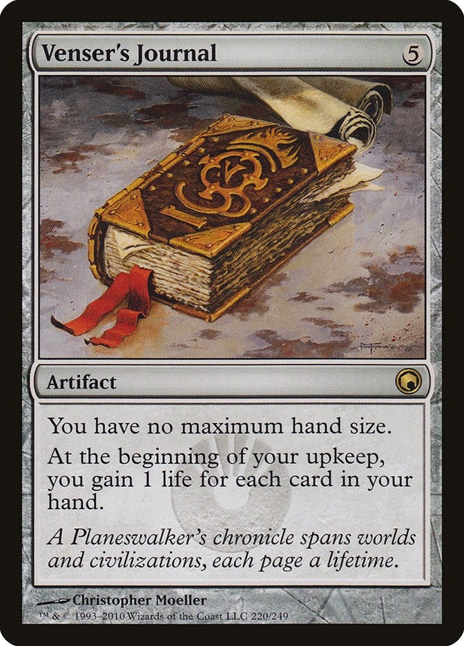 Image for Venser's Journal (220) (SOM) - Magic: The Gathering