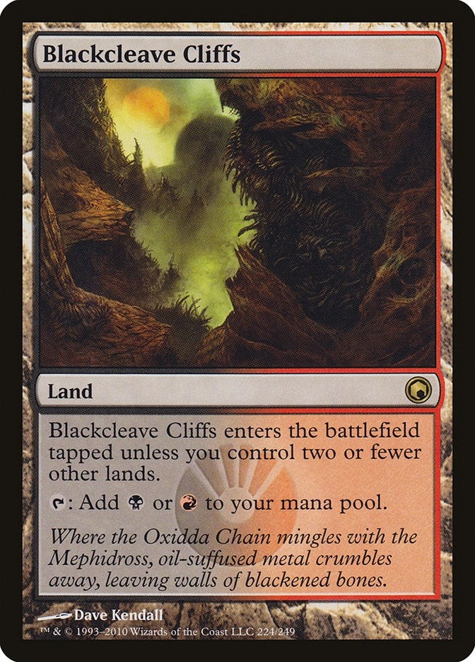 Image for Blackcleave Cliffs (224) (SOM) - Magic: The Gathering