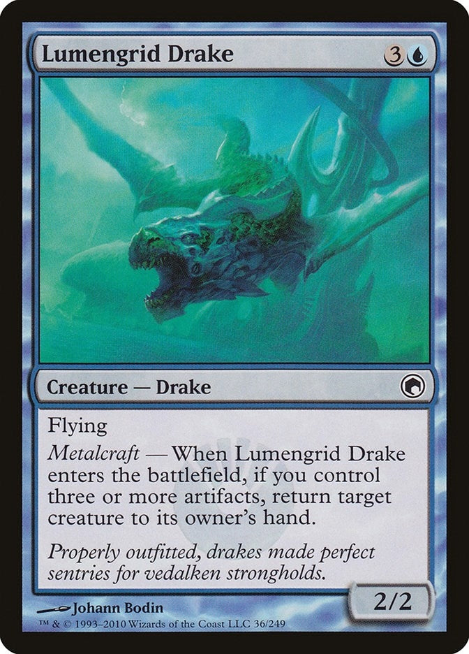 Image for Lumengrid Drake (36) (SOM) - Magic: The Gathering