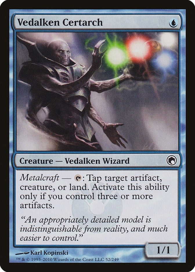 Image for Vedalken Certarch (52) (SOM) - Magic: The Gathering