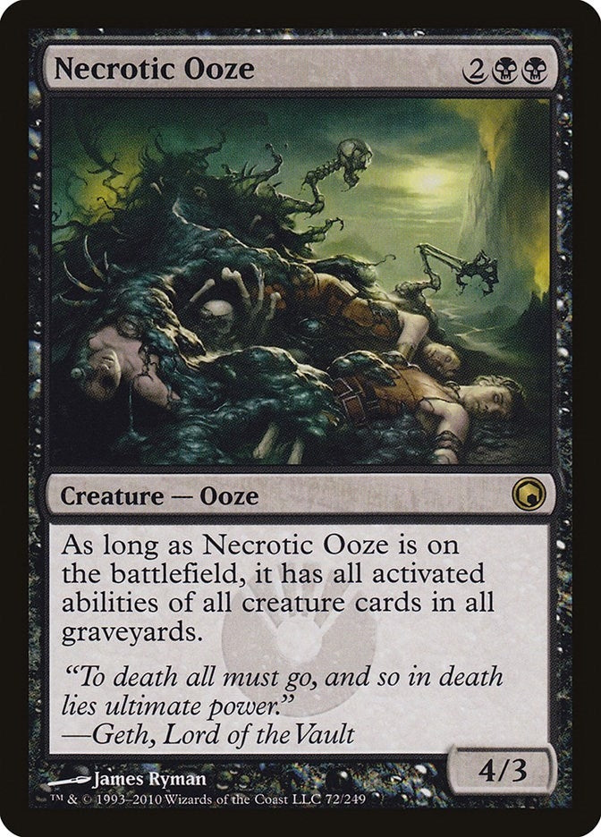 Image for Necrotic Ooze (72) (SOM) - Magic: The Gathering