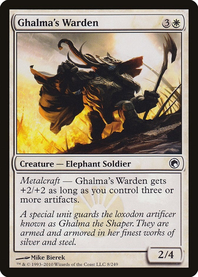 Image for Ghalma's Warden (8) (SOM) - Magic: The Gathering