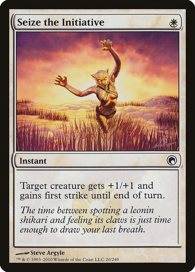 Image for Seize the Initiative (20) (SOM) - Magic: The Gathering