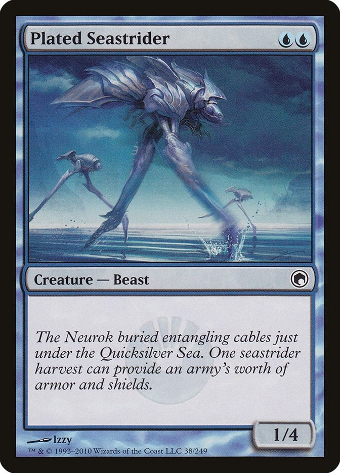 Image for Plated Seastrider (38) (SOM) - Magic: The Gathering