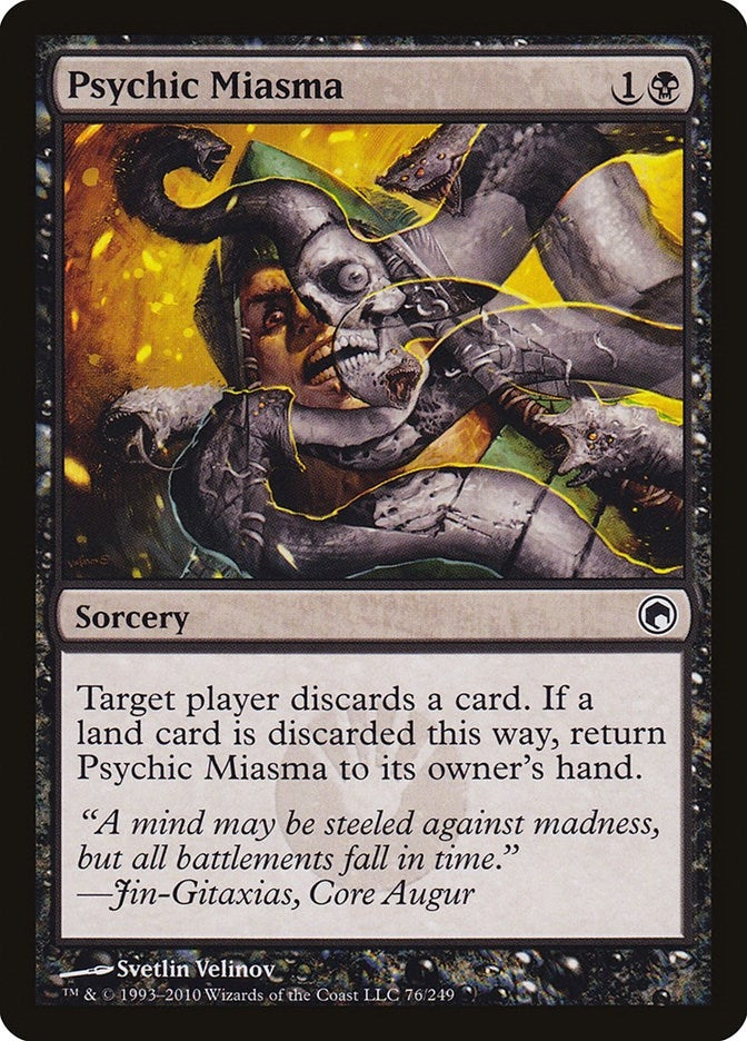 Image for Psychic Miasma (76) (SOM) - Magic: The Gathering