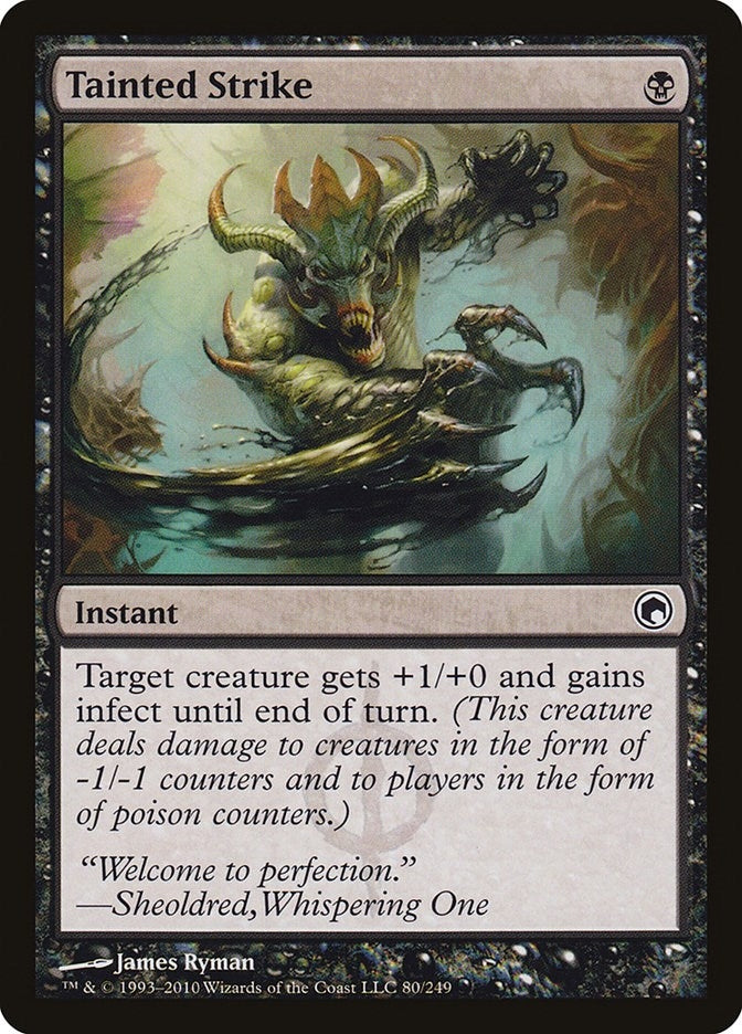Image for Tainted Strike (80) (SOM) - Magic: The Gathering