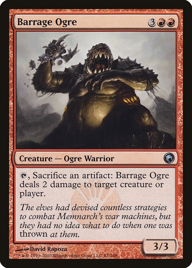 Image for Barrage Ogre (83) (SOM) - Magic: The Gathering