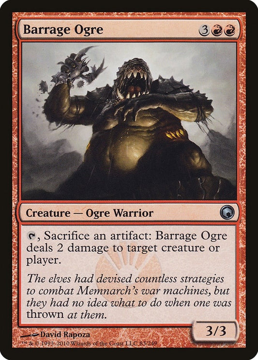Image for Barrage Ogre (83) (SOM) - Magic: The Gathering