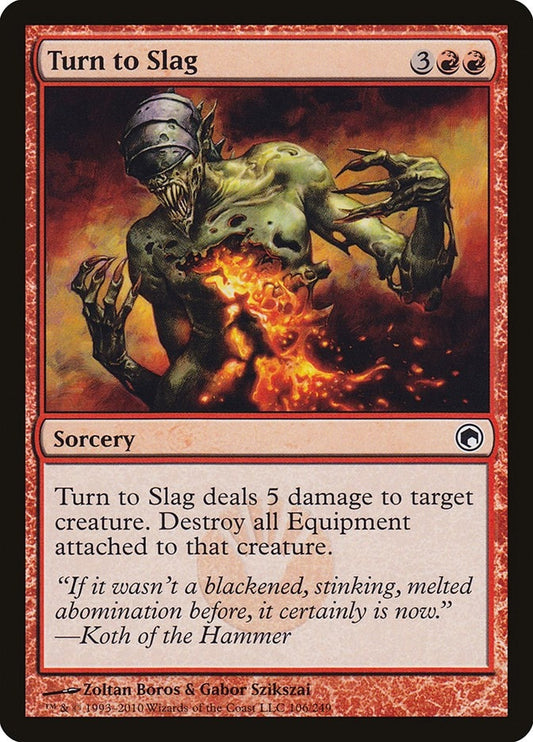 Image for Turn to Slag (106) (SOM) - Magic: The Gathering