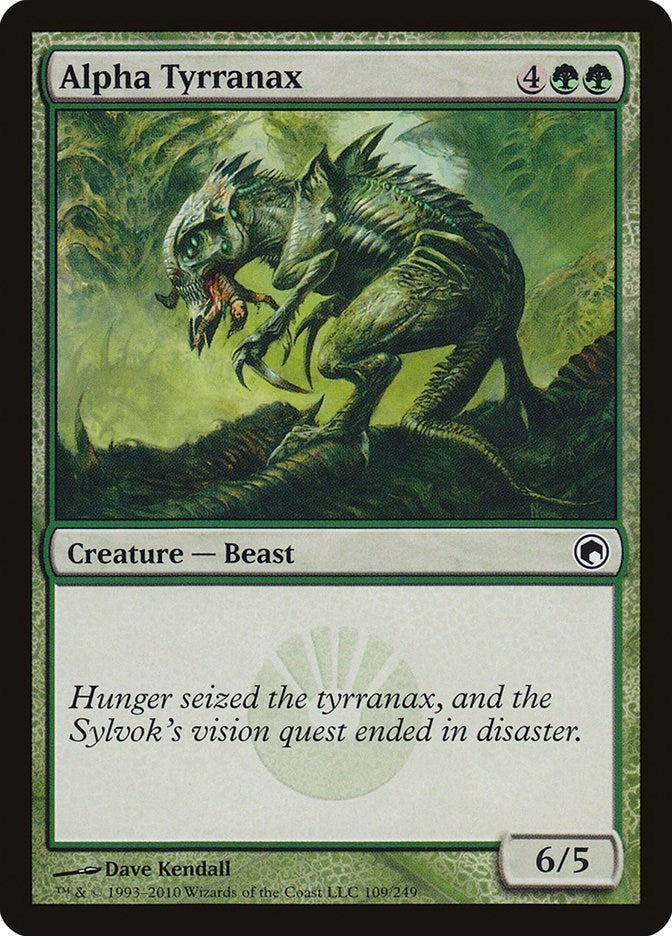 Image for Alpha Tyrranax (109) (SOM) - Magic: The Gathering