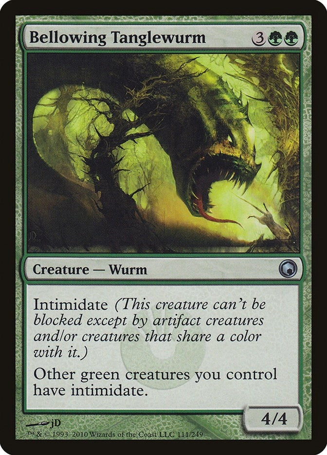 Image for Bellowing Tanglewurm (111) (SOM) - Magic: The Gathering