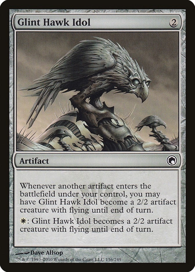 Image for Glint Hawk Idol (156) (SOM) - Magic: The Gathering
