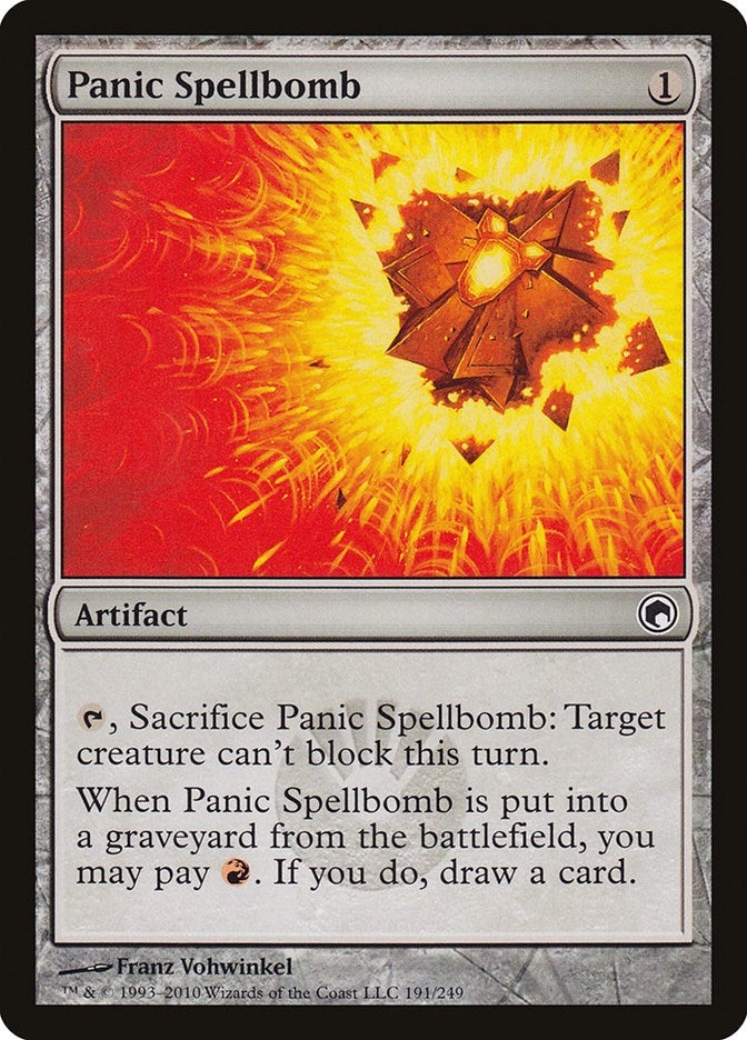 Image for Panic Spellbomb (191) (SOM) - Magic: The Gathering